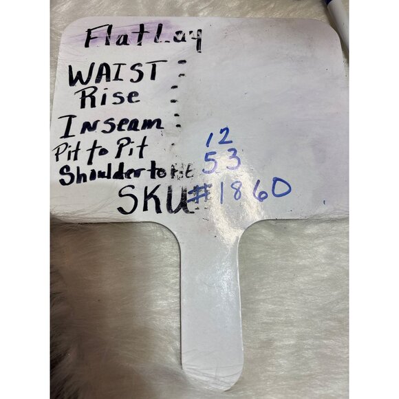 Wisteria Lane Los Angeles Smocked Jumpsuit Small Orange/Blue Geometric Sleeve Be - Picture 5 of 5